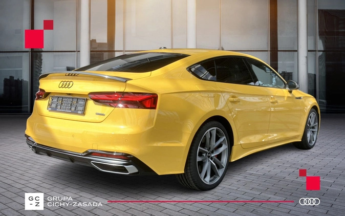 Audi A5 cena 275339 przebieg: 1, rok produkcji 2024 z Biała małe 781